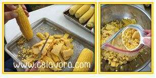 Freezing Corn Cutting Process
