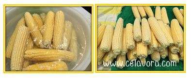 Freezing Corn and Cleaning