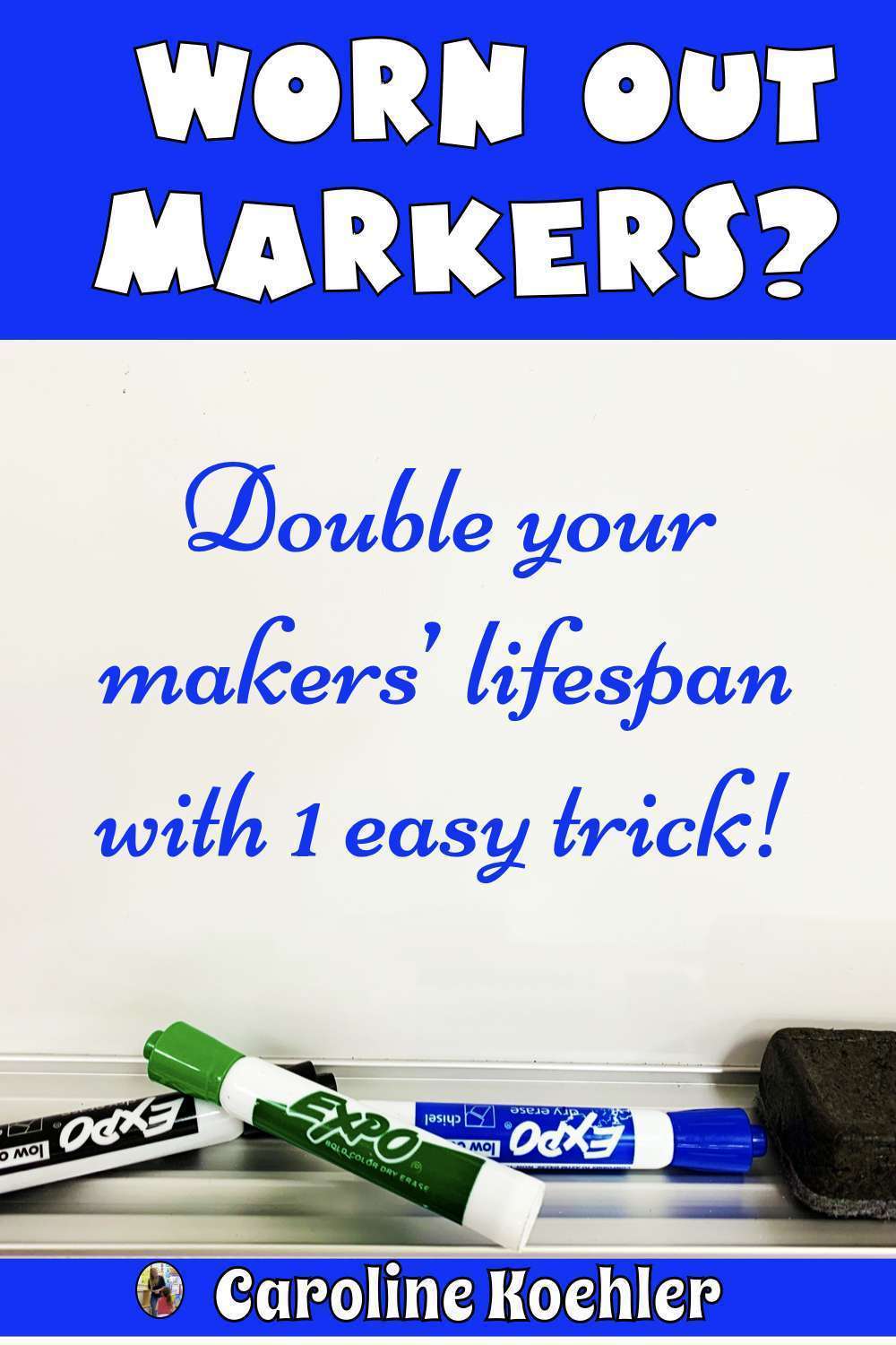 Wait! Don’t Throw Away That Wipe Off Marker!!!