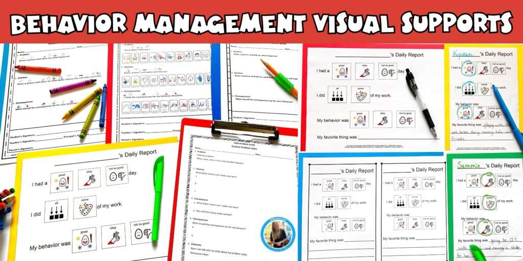 Behavior intervention think sheets and daily report home