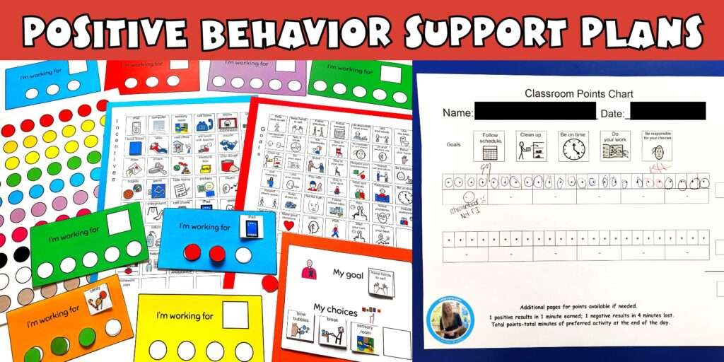 I'm working for boards and classroom points behavior chart are positive intervention behavior support tools