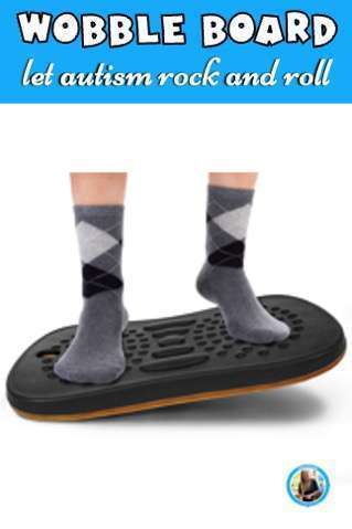 Two feet standing on a wobble board