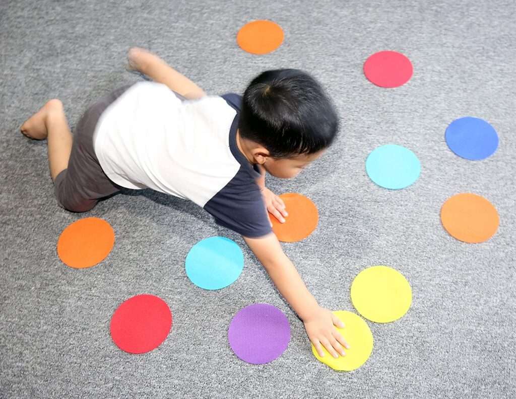 Carpet markers aids of teaching