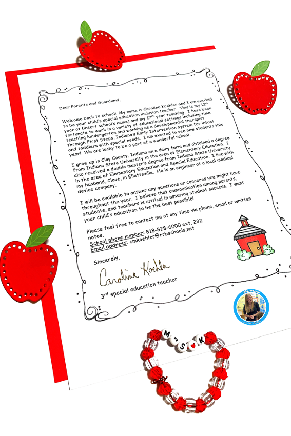 Teachers should send Home a welcome letter for beginning of the school year to help receive support for discipline classroom issues from parents at home.