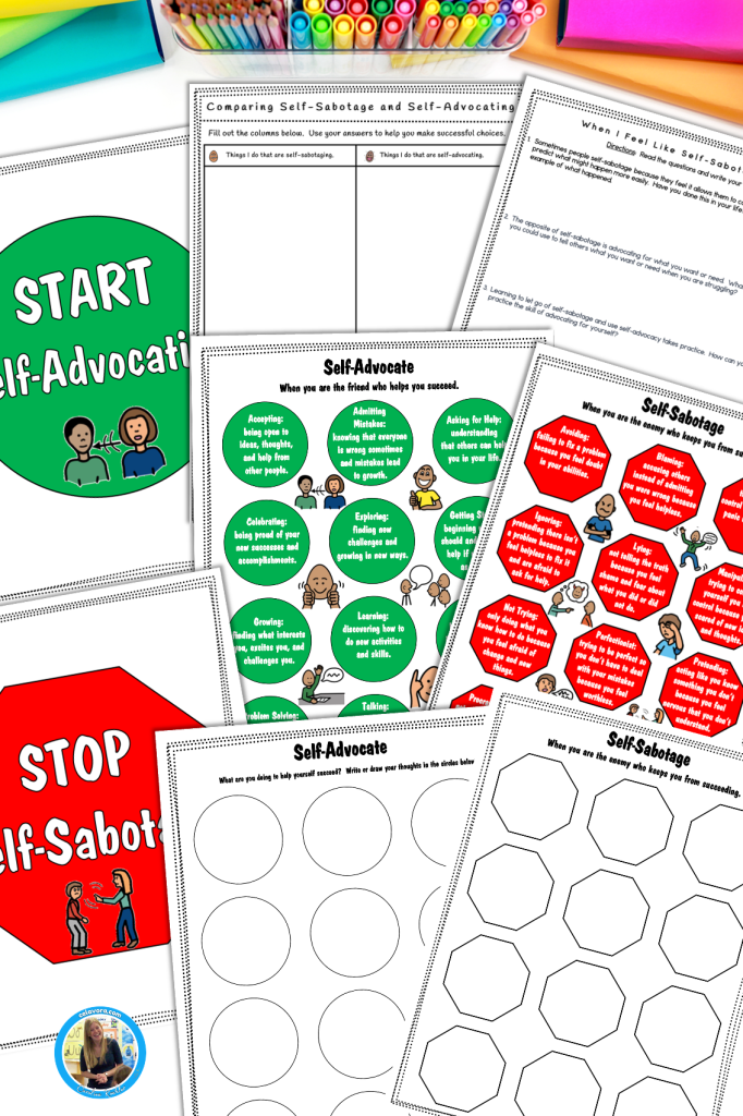 Visual posters and supports including worksheets for how to deal with anger.