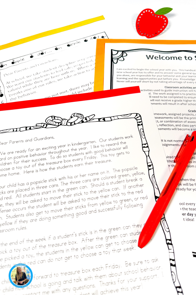 Examples of a welcome letter to school