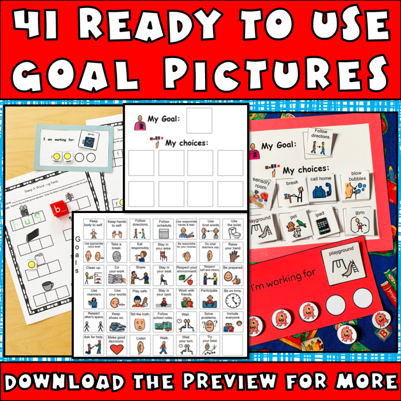 41 ready to use token board pictures to be used with token chart for autism