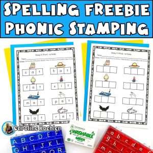 Spelling worksheets spelling freebie phonics page