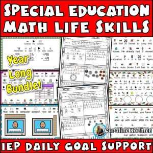 Math special education curriculum for students with IEP goals
