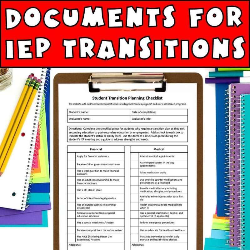 Transition Planning Checklist IEP and ITP Sped Plan SOP PLOF PLAAFP - Image 2