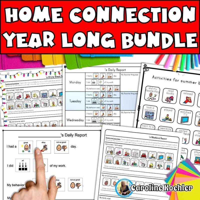 Parent communication home connection year long bundle