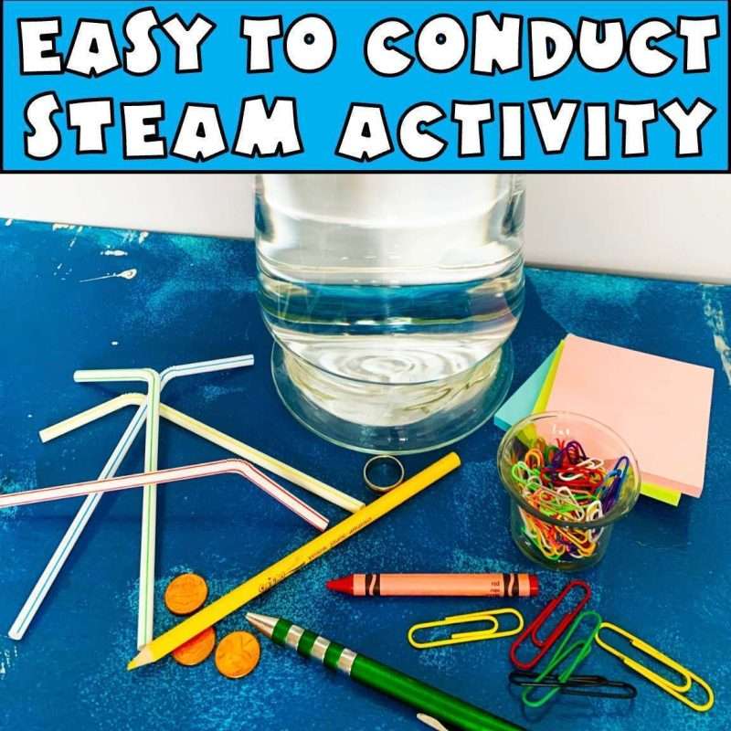 Easy to conduct sink and float experiment for kindergarten STEAM activity
