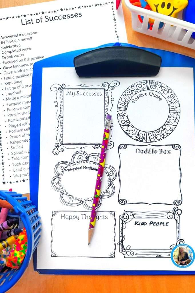 Social emotional learning activities pdf printable pages for teachers