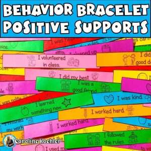 Behavior bracelet for positive support