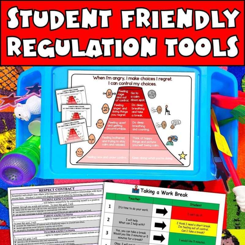 Behavior management classroom strategies that are student friendly regulation tools.