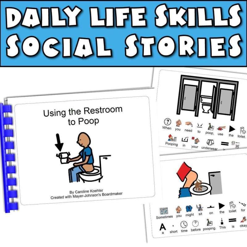 Best ways for potty training with daily life skills social stories