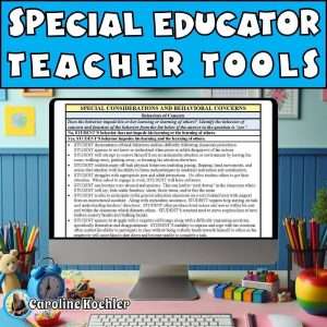 Special education resources for teachers