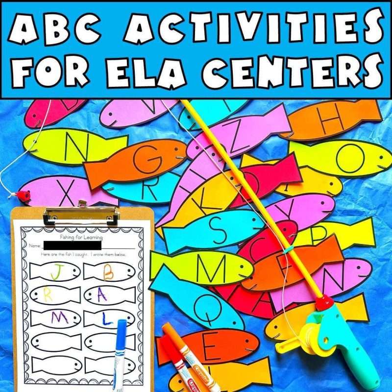 Alphabet activities for ELA centers