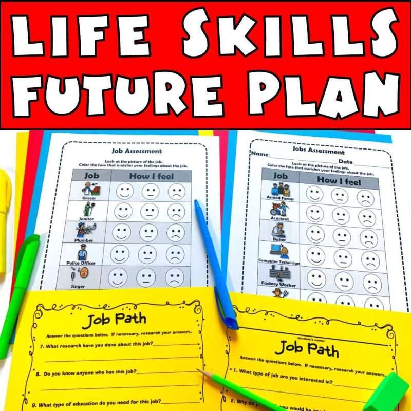 IEP transition surveys showing special education requirements of transition plans and assessments for students with special education needs.