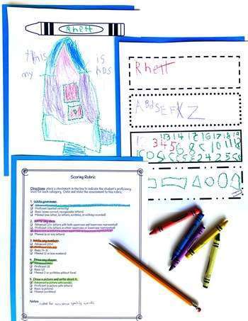 Alphabet letter recognition back to school assessment for kindergarten