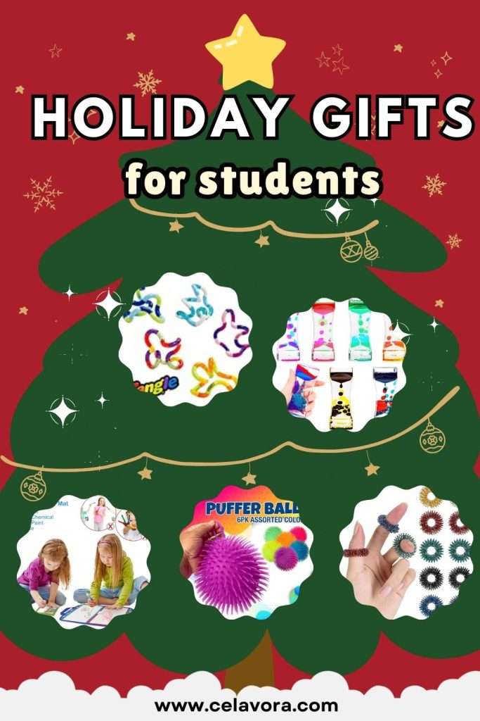 Student gift ideas for Christmas with fun holiday links for school.