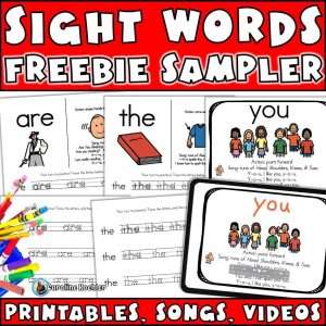 Sight word kindergarten printables free worksheets