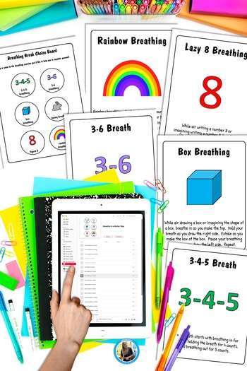 Calm down corner posters for special education classroom