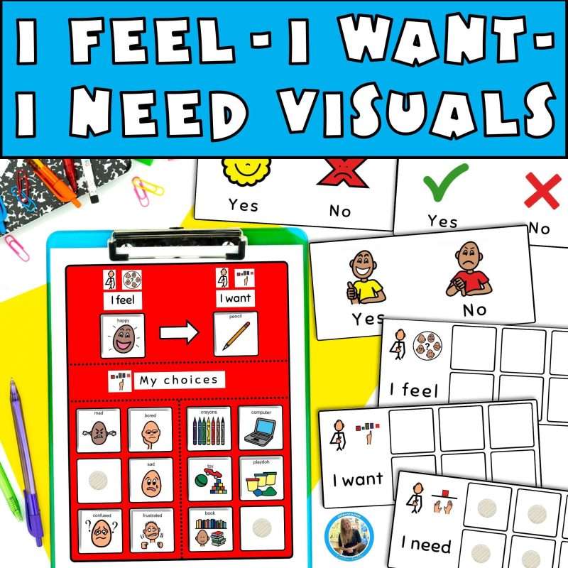 I feel and I need visual aids for special education