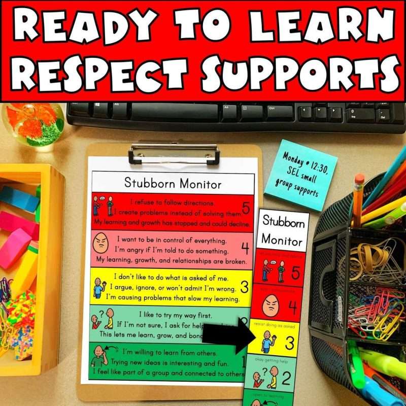 Asking for help activities for special education students