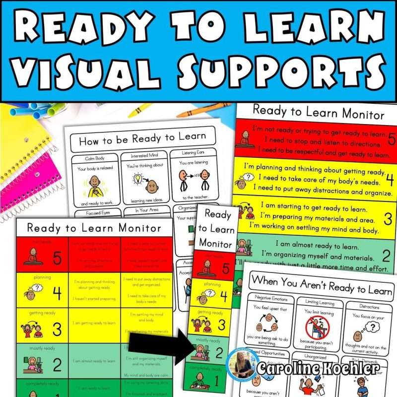 Ready to learn visual supports for special education