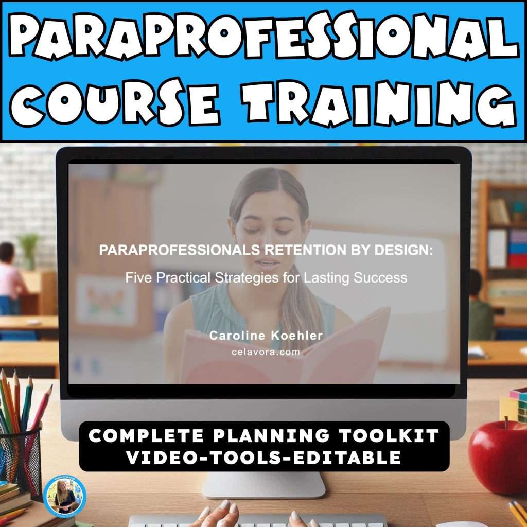 Teacher assistants training for special education