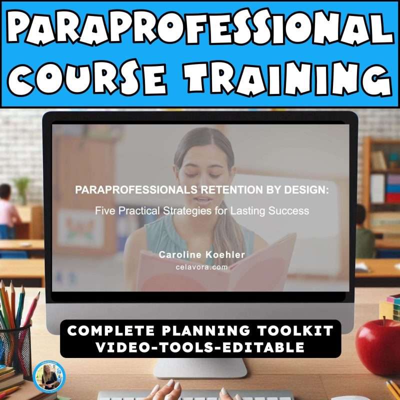 Teacher assistants training for special education