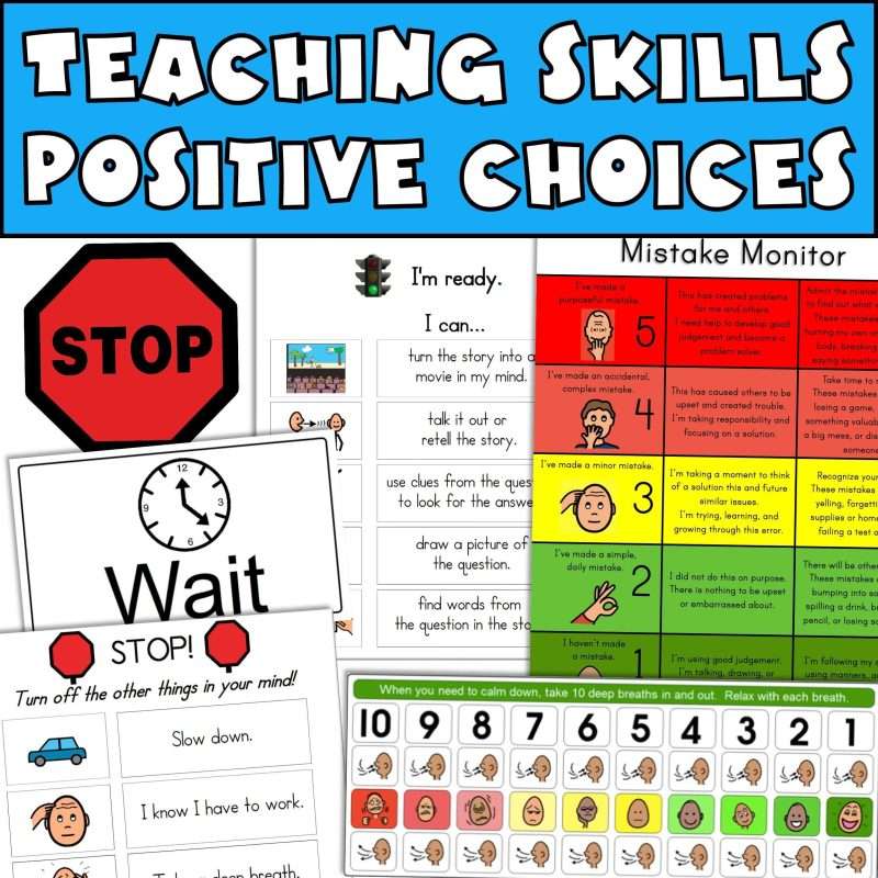 Classroom visual supports for special education