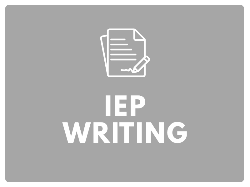 IEP Writing