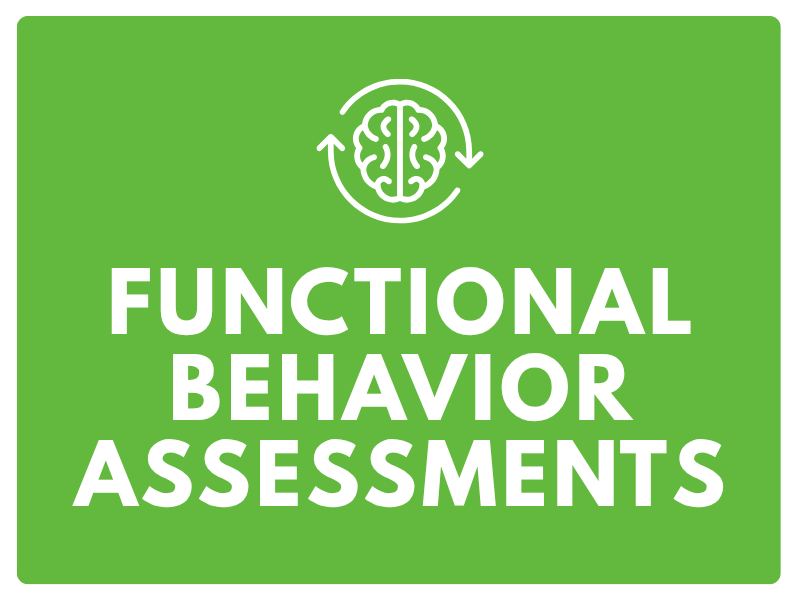 Functional behavior assessments
