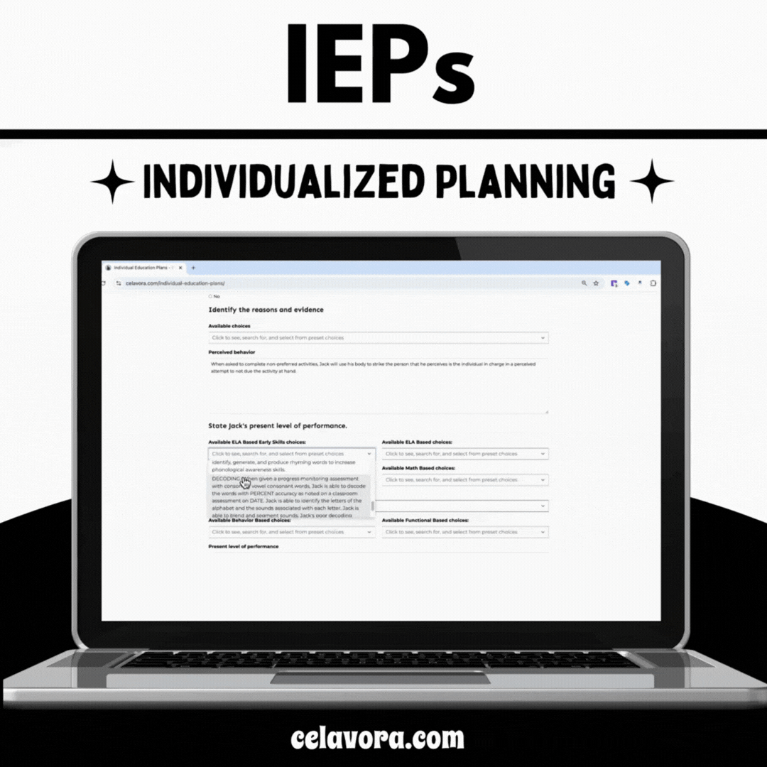 IEP template