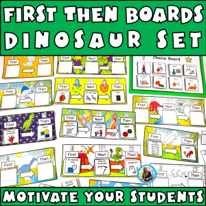 Dinosaur Behavior - special education teaching resource