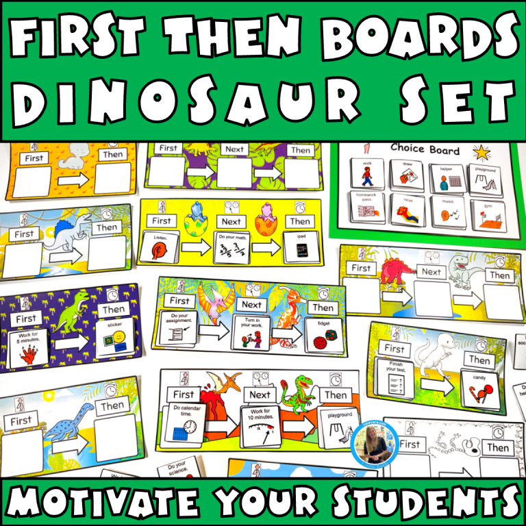 Dinosaur Behavior - special education teaching resource