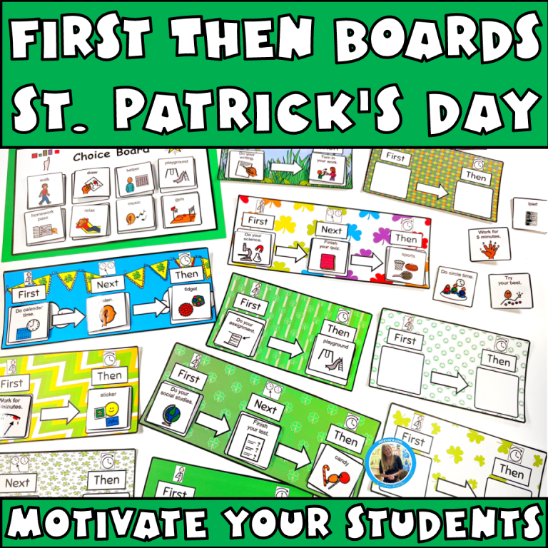 St Pats Day Games - special education teaching resource